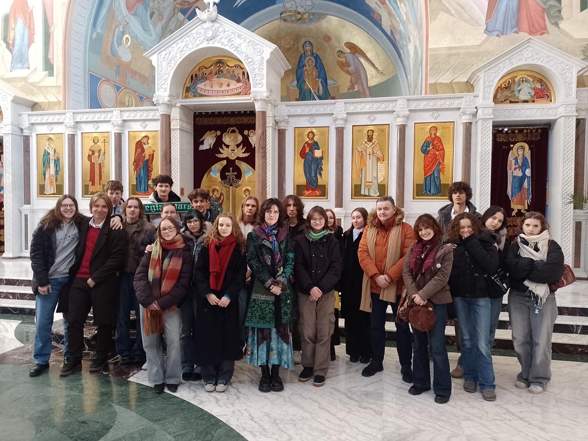 Klasa 3a na wycieczce w Hagia Sophia