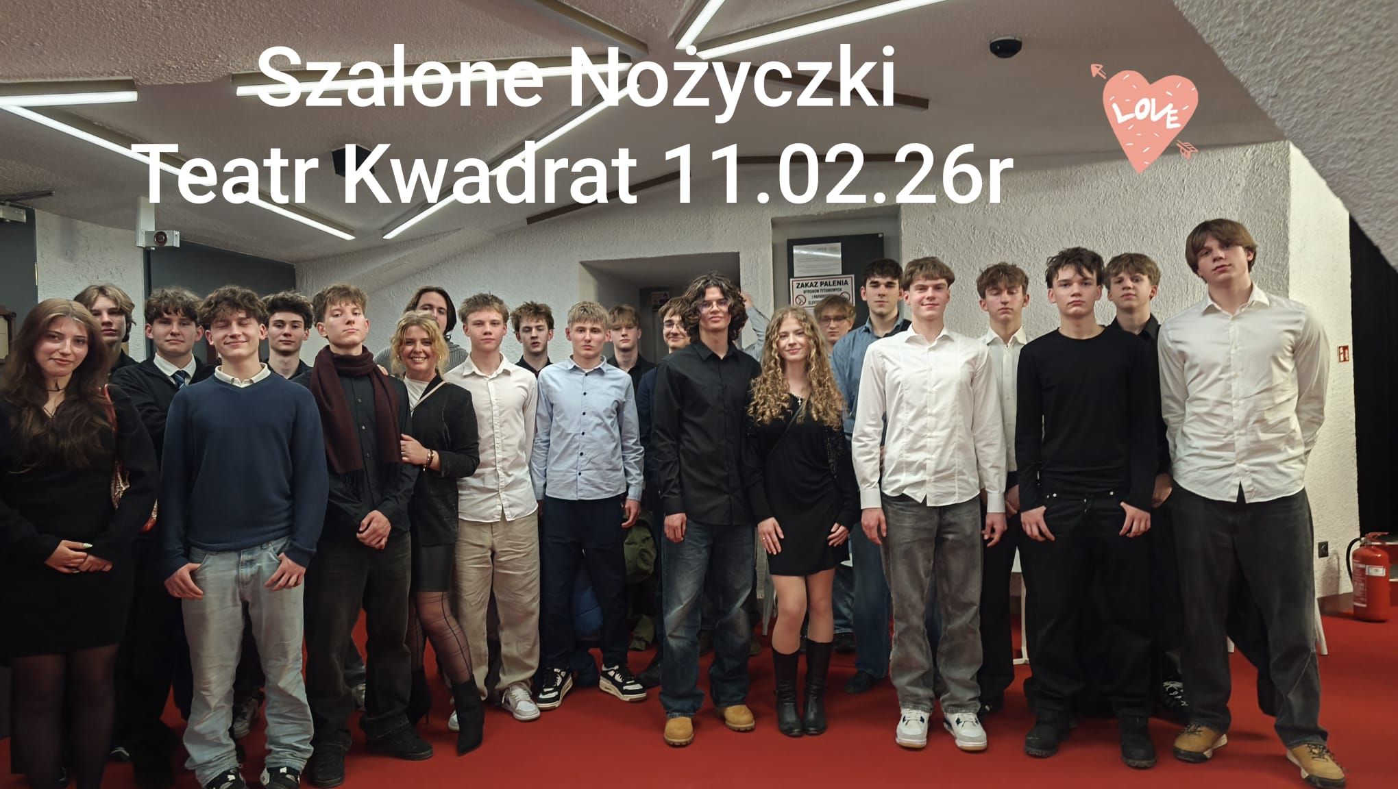 „Szalone nożyczki” – klasa 3C w Teatrze Kwadrat
